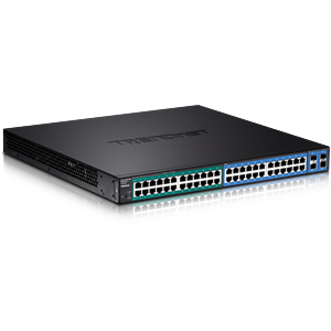 Thiết bị chuyển mạch 48 cổng PoE+ Managed Layer 2 Switch with 4 shared SFP slots