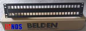 Thanh  đấu nối , Patch panel Belden 48  cổng 1 U chưa lắp thiết bị